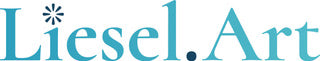 Liesel.Art logo in turquiose